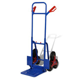NNEVL Folding Sack Truck with 6 Wheels Blue