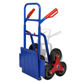NNEVL Folding Sack Truck with 6 Wheels Blue