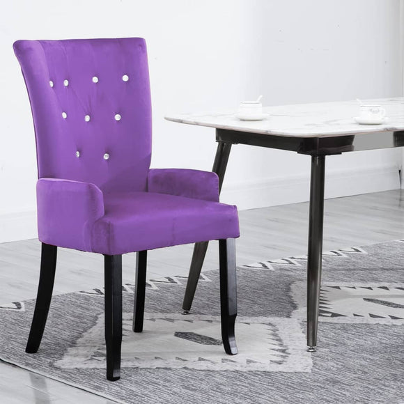NNEVL Armchair Purple Velvet