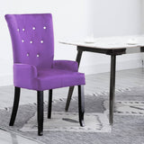 NNEVL Armchair Purple Velvet