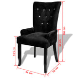 NNEVL Armchair Black Velvet