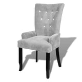 NNEVL Armchair Silver Velvet