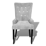NNEVL Armchair Silver Velvet