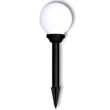 NNEVL Garden Path Solar Ball Light LED 15cm 4pcs with Ground Spike
