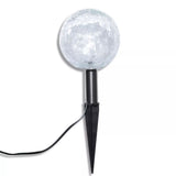 NNEVL Solar Bowl 3 LED Garden Lights with Spike Anchors & Solar Panel