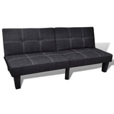 NNEVL Sofa Bed Fabric Adjustable Black