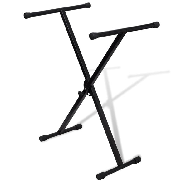 NNEVL Adjustable Single Braced Keyboard Stand X-Frame