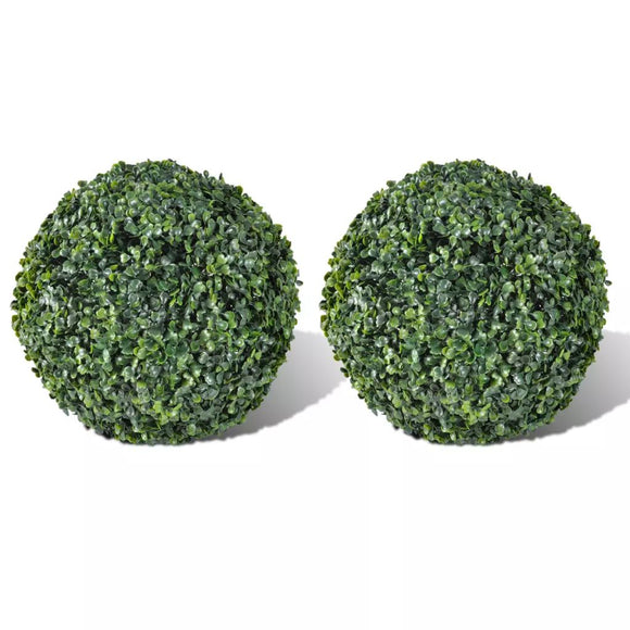 NNEVL Boxwood Ball Artificial Leaf Topiary Ball 27 cm 2 pcs