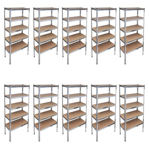 NNEVL Storage Rack Garage Storage Shelf 10pcs