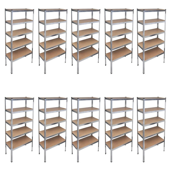 NNEVL Storage Rack Garage Storage Shelf 10pcs