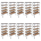 NNEVL Storage Rack Garage Storage Shelf 10pcs