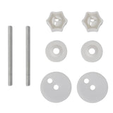 NNEVL Toilet Seats with Soft Close Lids MDF White
