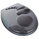 NNEVL WC Toilet Seat MDF Lid Stones