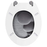 NNEVL WC Toilet Seat MDF Lid Stones