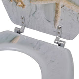 NNEVL WC Toilet Seat MDF Lid Starfish