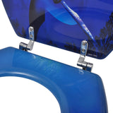 NNEVL WC Toilet Seat MDF Lid Dolphins