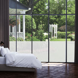 NNEVL Pure Frosted Privacy Window Film Milk Glass Adhesive 0.9x10 m