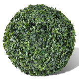 NNEVL Boxwood Ball Artificial Leaf Topiary Ball 35 cm With Solar LED String 2 pcs