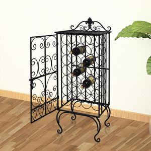 NNEVL Wine Rack for 28 Bottles Metal