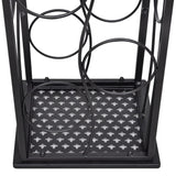 NNEVL Wine Rack for 8 Bottles Metal