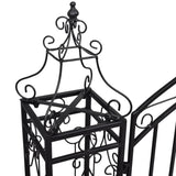 NNEVL Ornamental Garden Gate Wrought Iron 122x20.5x134 cm