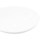 NNEVL Luxury Ceramic Basin Oval-shaped Sink White 40 x 33 cm