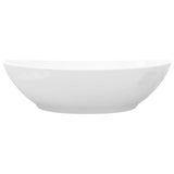 NNEVL Luxury Ceramic Basin Oval-shaped Sink White 40 x 33 cm