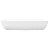 NNEVL Luxury Ceramic Basin Rectangular Sink White 71 x 39 cm