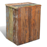 NNEVL End Table with 1 Drawer 1 Door Reclaimed Wood