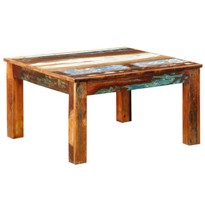 NNEVL Coffee Table Square Reclaimed Wood