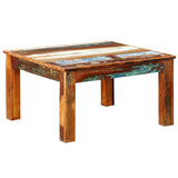 NNEVL Coffee Table Square Reclaimed Wood