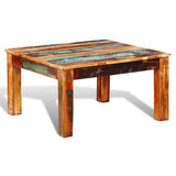 NNEVL Coffee Table Square Reclaimed Wood