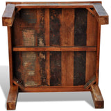 NNEVL Coffee Table Square Reclaimed Wood