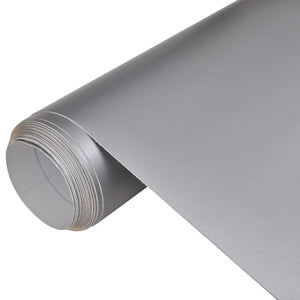 NNEVL Car Film Matt Silver 200 x 152 cm Waterproof Bubble Free