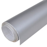 NNEVL Car Film Matt Silver 200 x 152 cm Waterproof Bubble Free