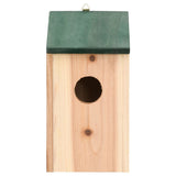 NNEVL Bird House Nesting Box Wood 4 pcs
