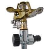 NNEVL Impulse Sprinklers Garden Watering Zinc Metal Spike 2 pcs