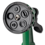 NNEVL Flexible Coiled Garden Water Hose Spiral Pipe & Spray Nozzle 15 m