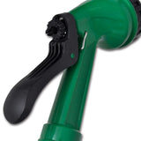 NNEVL Flexible Coiled Garden Water Hose Spiral Pipe & Spray Nozzle 15 m