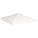 NNEVL Waterproof Gazebo Cover Canopy 310 g / m² Cream White 3 x 3 m