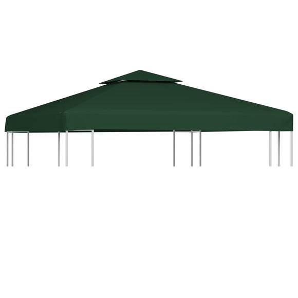 NNEVL Water-proof Gazebo Cover Canopy 310 g / m² Green 3 x 3 m