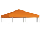 NNEVL Water-proof Gazebo Cover Canopy 310 g/m² Orange 3 x 3 m