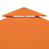 NNEVL Water-proof Gazebo Cover Canopy 310 g/m² Orange 3 x 3 m