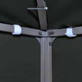 NNEVL Water-proof Gazebo Cover Canopy 310 g / m² Dark Grey 3 x 3 m