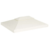NNEVL Water-proof Gazebo Cover Canopy 310 g / m²  Cream White 3 x 4 m