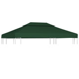 NNEVL Water-proof Gazebo Cover Canopy 310 g / m² Green 3 x 4 m