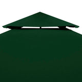 NNEVL Water-proof Gazebo Cover Canopy 310 g / m² Green 3 x 4 m