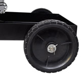 NNEVL Welding Cart Black Trolley with 3 Shelves Workshop Organiser