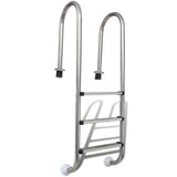 NNEVL Pool Ladder 3 Steps Stainless Steel 304 120 cm
