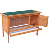 NNEVL Outdoor Rabbit Hutch 1 Layer Wood